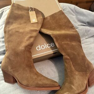 Raj Boots Brown Suede